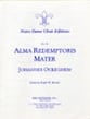 Alma Redemptoris Mater SATB choral sheet music cover